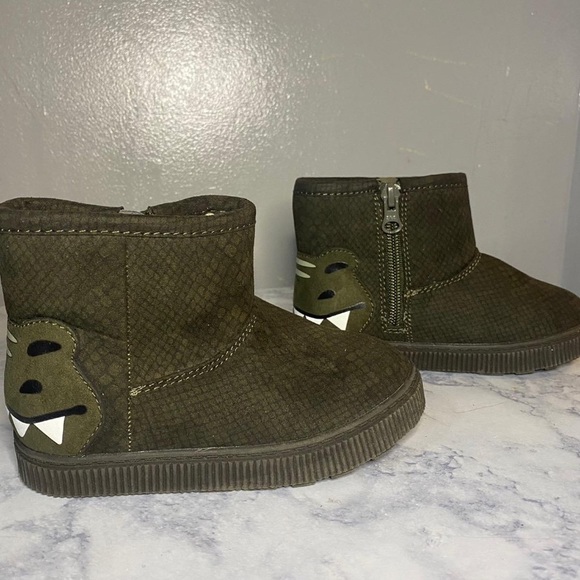 Shoes Toddler Boys Fabian Alligator Print Boots Olive Green Cat Jack Poshmark